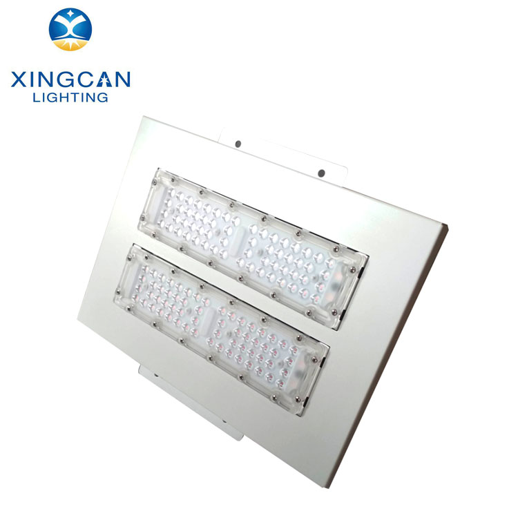 Waterproof Dustproof Aluminum Light Gas Station AC85-265V 3000K 4000K 5000K 6500K IP65 Led Warehouse Canopy Light
