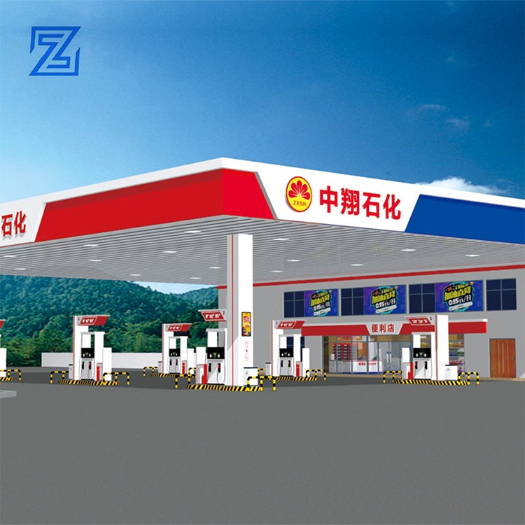 Wholesale Custom-made Stainless Steel Canopy LED Light Source 8-Year Lifespan Design Install Service for Gas Station Pylon Sign