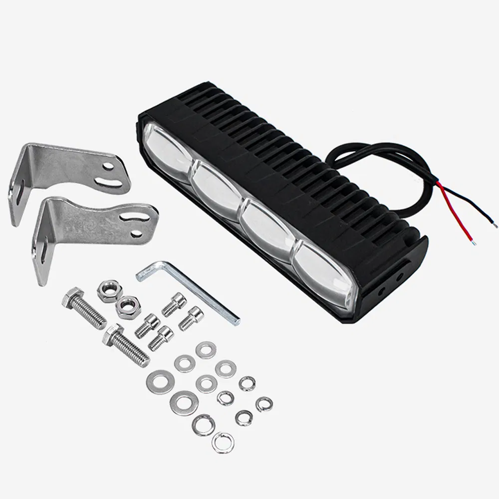 36W LED Crane Overhead Linear Warning Light Red Zone Light