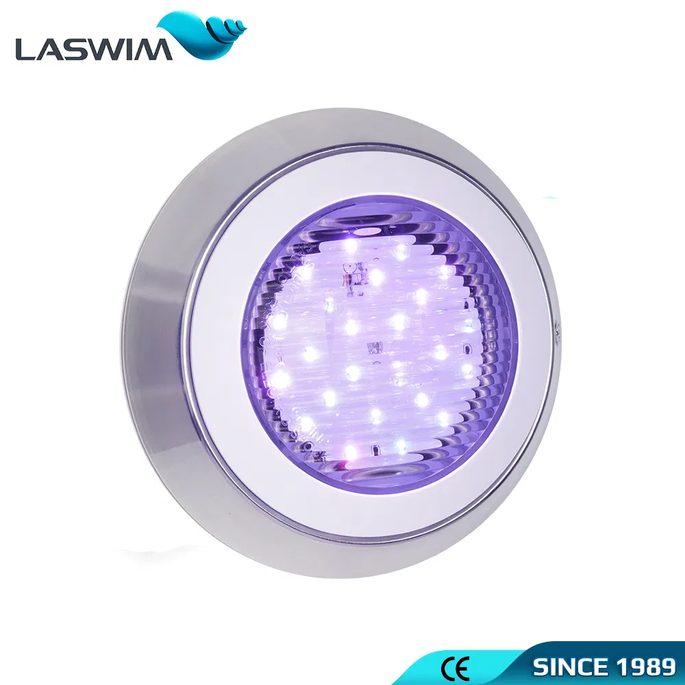 RGB Stainless Steel Pool Light Wall-Mounted LED Underwater Light with APP Smart Control