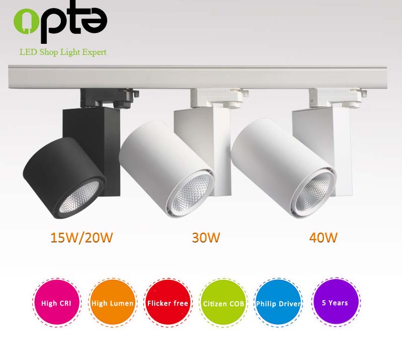 Ra97 Spotlights Track Lights Motorized Led Track Spotlight with 5 Years Warranty