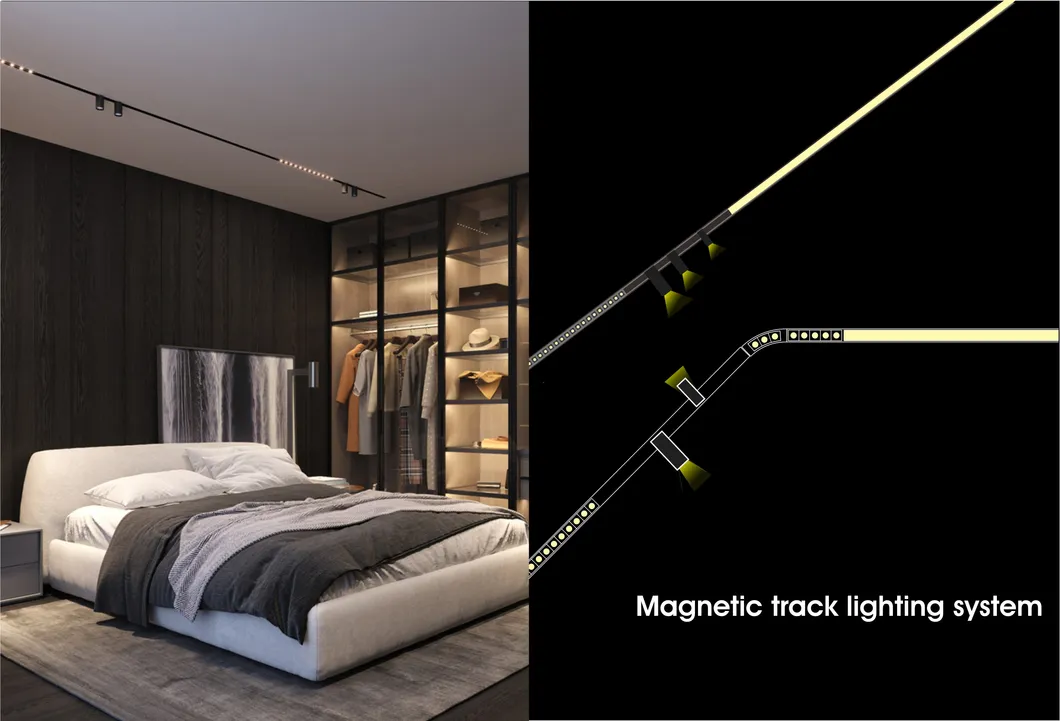 Dimmable Dali 48V Magnetic Track Light options