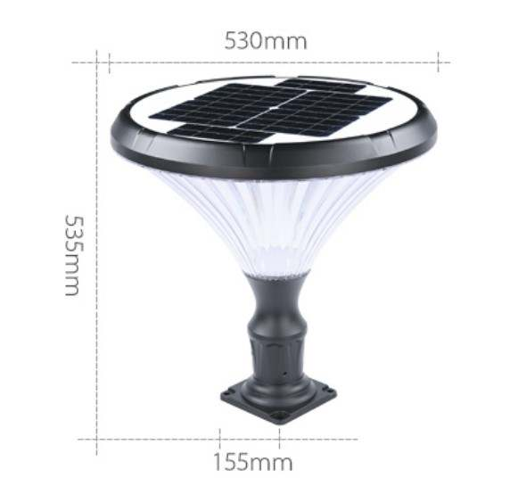LED Lawn Light Outdoor Garden Stand Pole Pillar Lamp Waterproof Column Lawn Light Courtyard Pathway Post Bollards Light
