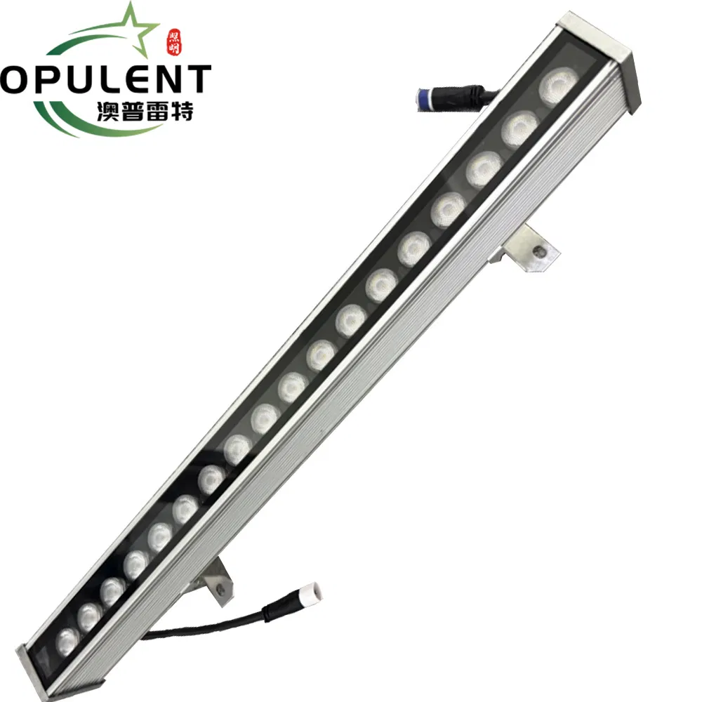 500mm 800mm 1000mm Customized LED Washer Light Exterior IP66 Facade Light High Power Aluminum Material Wall Light