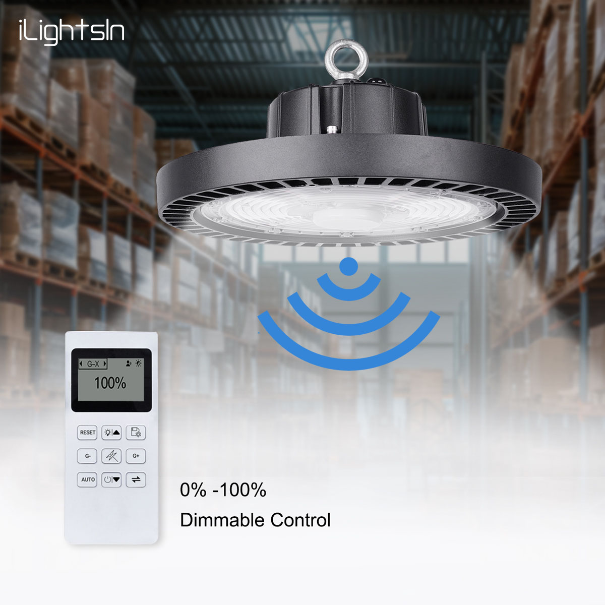 ZIGBEE Led 100W 150W 200W Industrial Lighting Highbay Lamp Fixture Warehouse Garage Canopy UFO Led High Bay Light