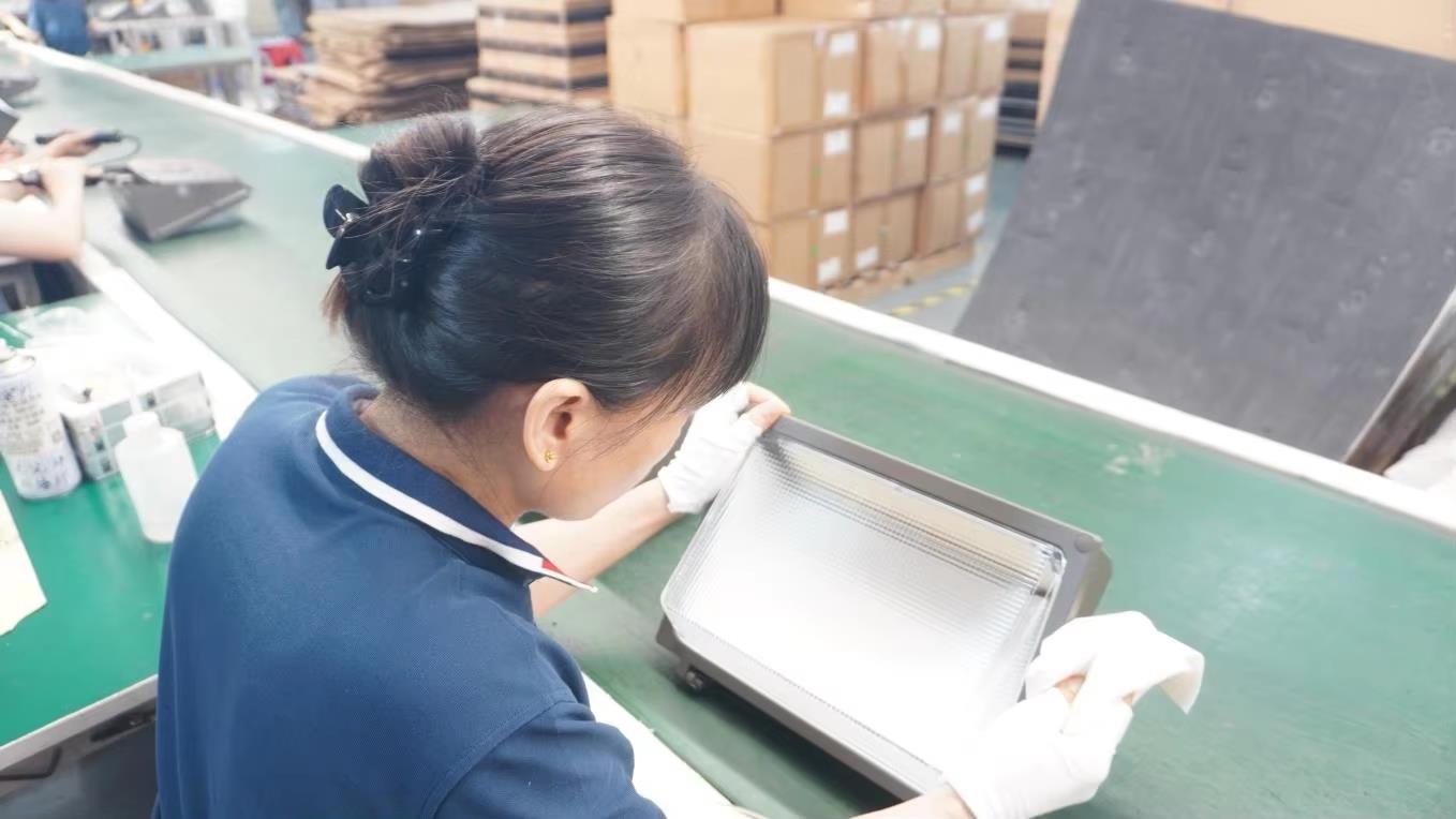 Visual inspection of LED products for cosmetic and structural defects