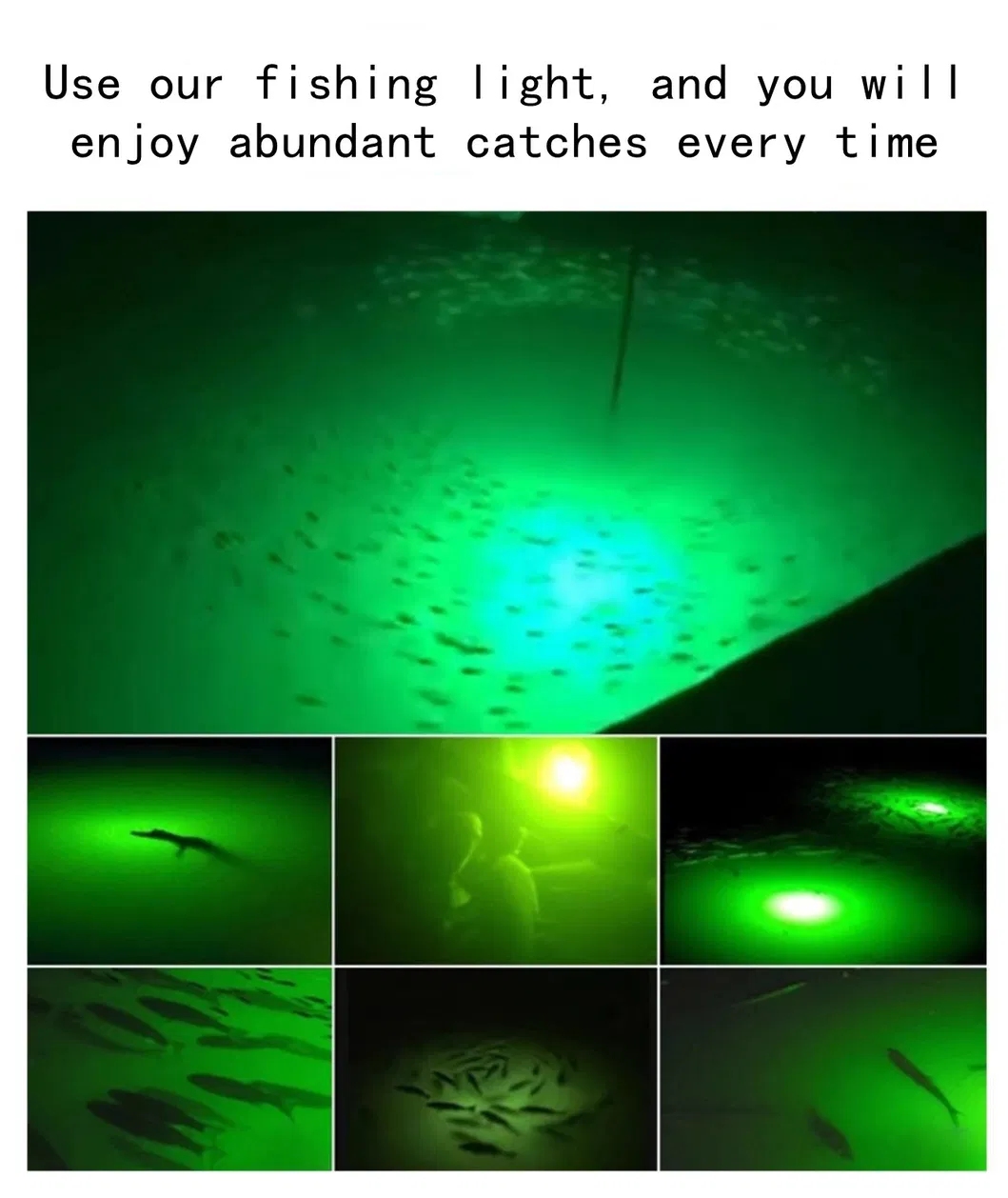 LED underwater fishing light
