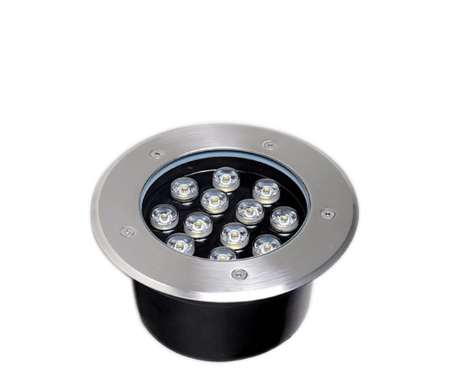 LED Round Waterproof IP67 Stainless Steel Outdoor Floor Recessed Underground Inground Garden Light