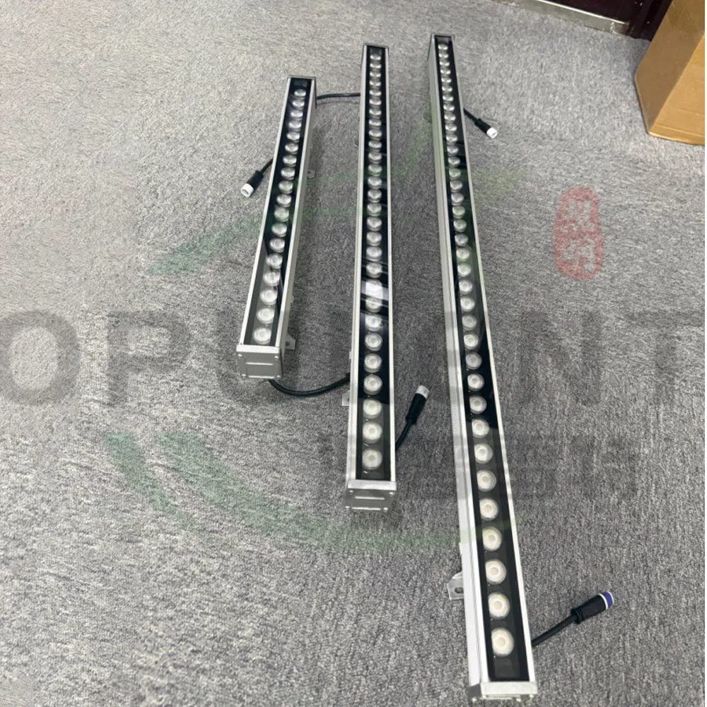 500mm 800mm 1000mm Customized LED Washer Light Exterior IP66 Facade Light High Power Aluminum Material Wall Light