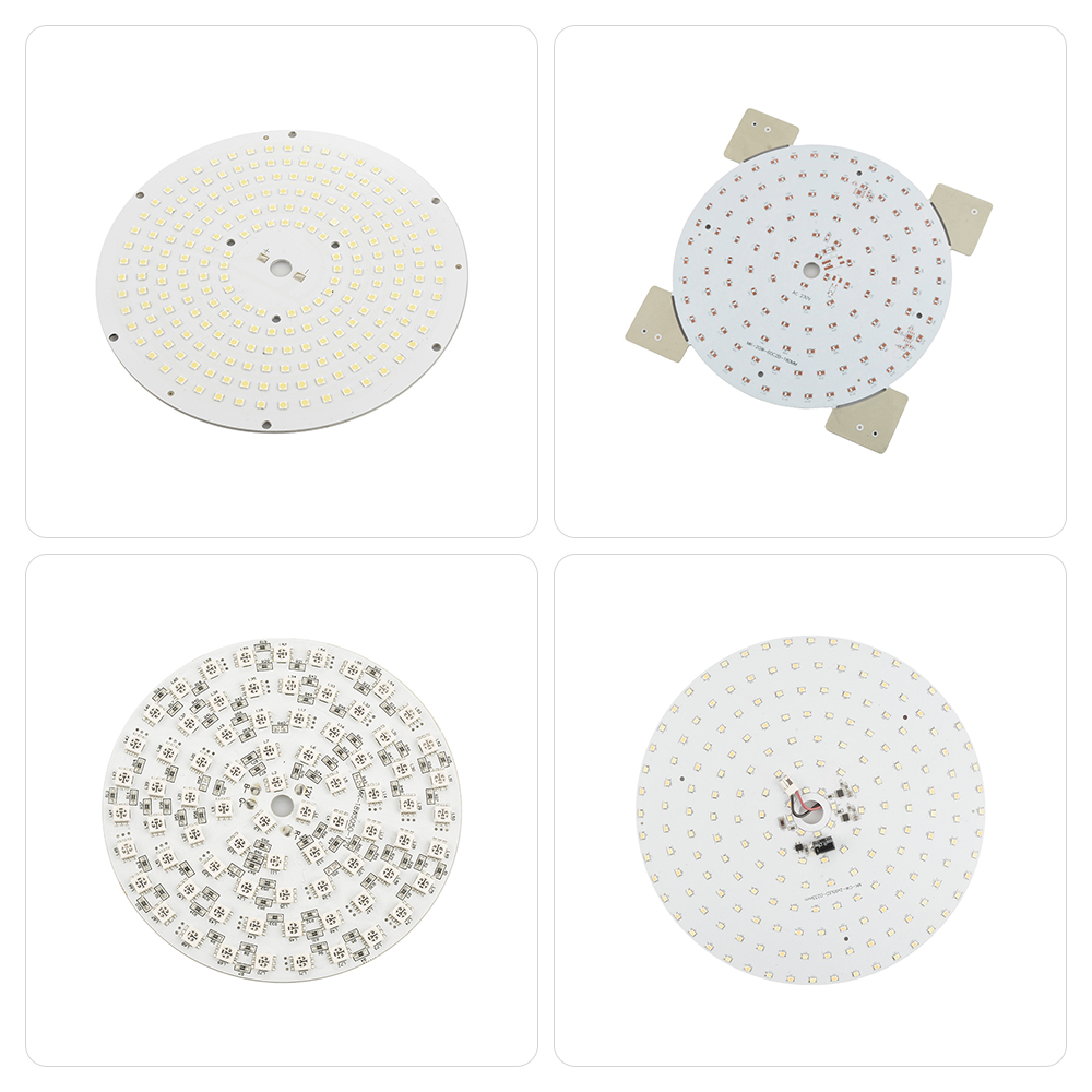 High Quality Aluminum LED Round PCB Board For Grow Lights Full Spectrum LED Of PCBA Category Customizable