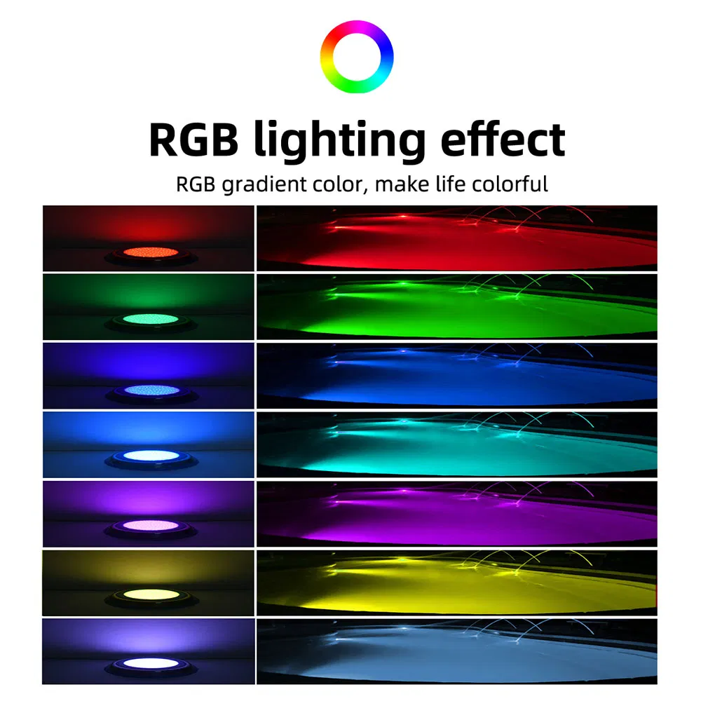 12V IP68 Waterproof RGB LED Pool Light, Energy-Efficient &amp; Durable Underwater Lighting Swimming Pool Light Underwater LED-Light