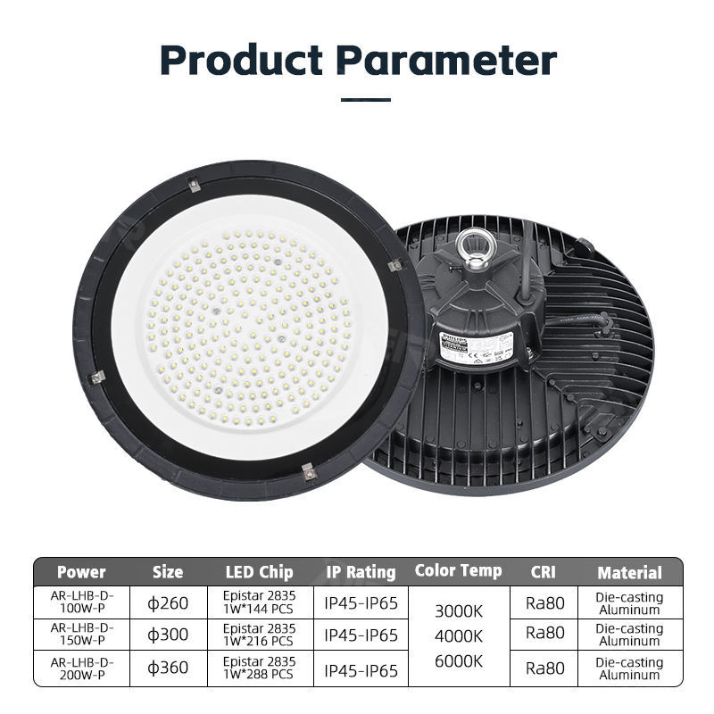 High Performance UFO LED High Bay Light for Energy Savings
