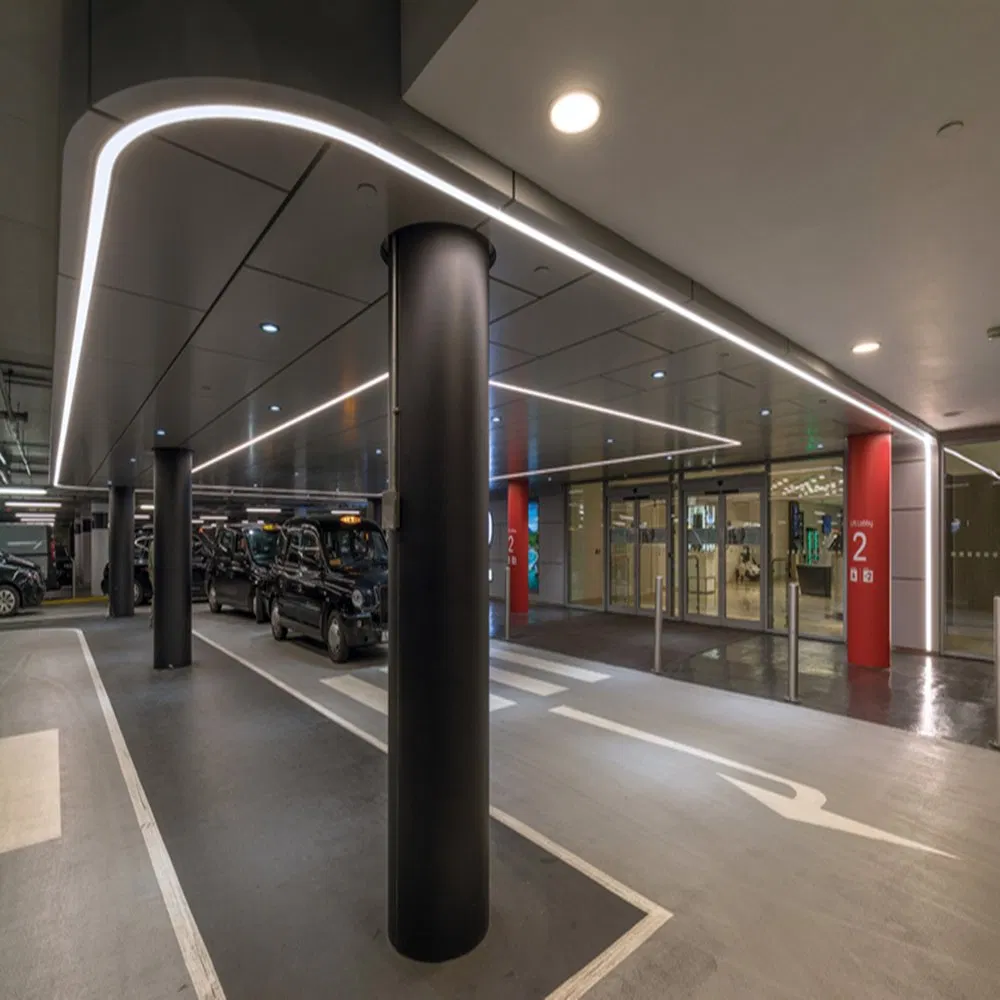 Commercial Office Building Flexible LED Bar Fixture Pendant Linear Light