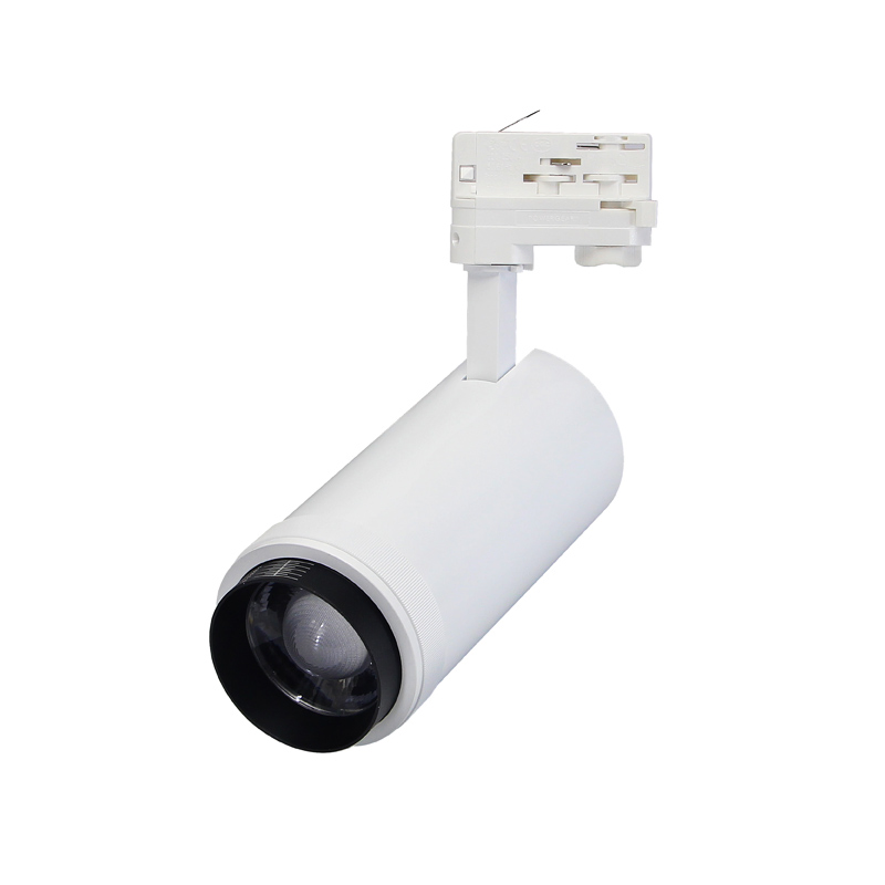 for Museum Showroom 30W Zoomable 15-60 Degree Adjustable Beam Angle Focus Track Light