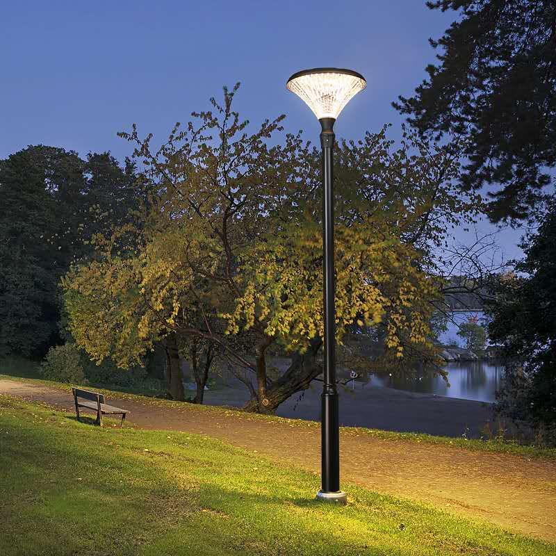 LED Lawn Light Outdoor Garden Stand Pole Pillar Lamp Waterproof Column Lawn Light Courtyard Pathway Post Bollards Light