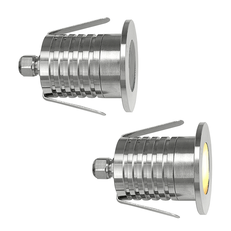 Stainless Steel Half Moon Parking Concrete Recessed Buried Mini IP67 Inground Light