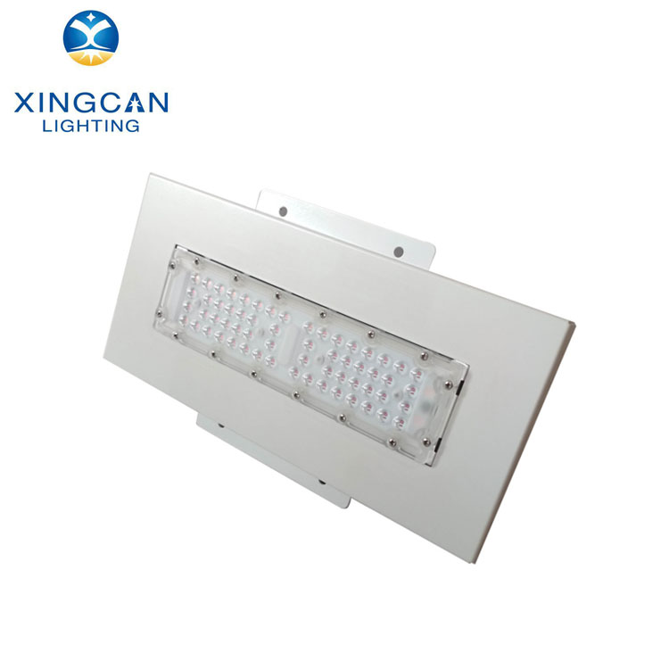 Waterproof Dustproof Aluminum Light Gas Station AC85-265V 3000K 4000K 5000K 6500K IP65 Led Warehouse Canopy Light