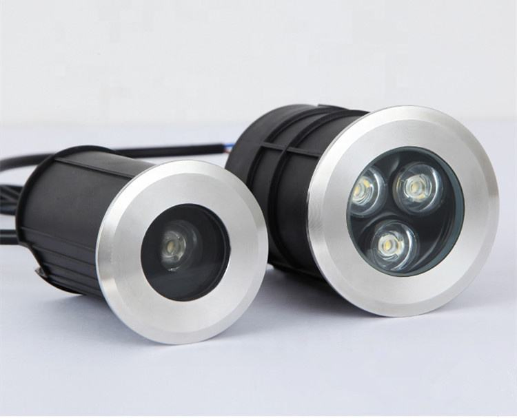 Submersible LED in-Ground Spotlight, IP68 Underwater Buried Light, Embedded Waterscape Lamp for Fountain &amp; Pond