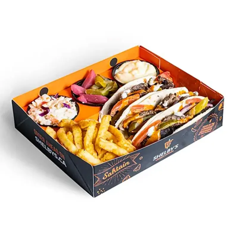 Wholesale Custom Printed Luxury Cardboard Sushi Bento Boxes from China Suppliers - Eco-Friendly Fast Food Packaging Factory Manufacturers, Suppliers