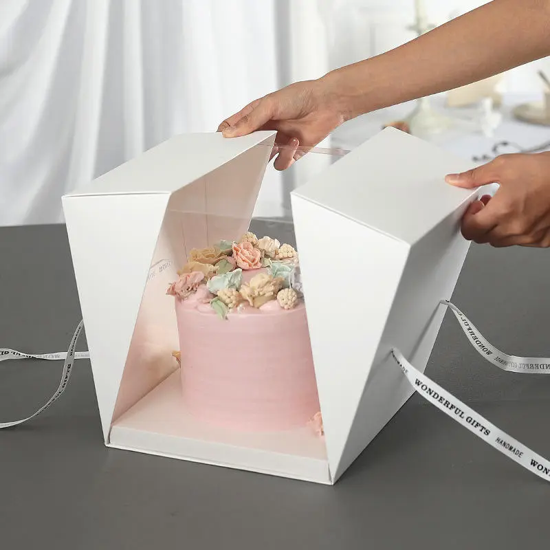 Cheap Custom Transparent Cupcake Boxes with Window - Wholesale Wedding Cake Pop Boxes from China Suppliers & Factory Supplier, Factories