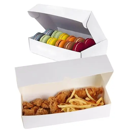 OEM Auto Popup Baking Box Cookies Pastry Bread Donut Box Dessert Muffin Packing Box Factory, Factories