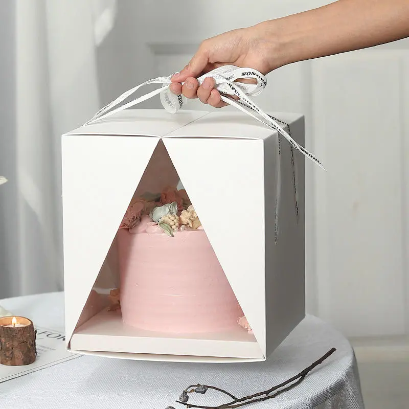 Cheap Custom Transparent Cupcake Boxes with Window - Wholesale Wedding Cake Pop Boxes from China Suppliers & Factory Supplier, Factories