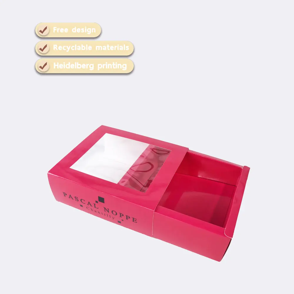 ODM Low Moq Custom Luxury Biscuit Gift Food Cookie Box Packaging Sweet Dessert Box Bakery Cookie Paper Packaging Box Manufacturer, Factory