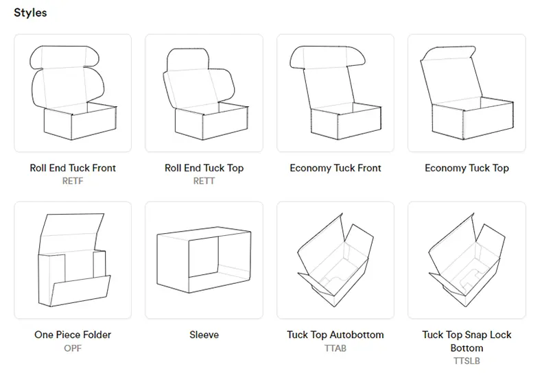 Kraft Paper Package Box Style 10