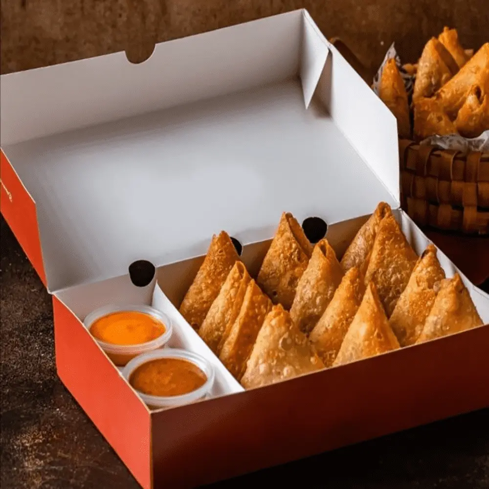 Cheap Custom China Takeaway Packaging Box for Hot Food - Samosa & Empanadas Suppliers, Family Snacks Factory Box Manufacturer, Suppliers