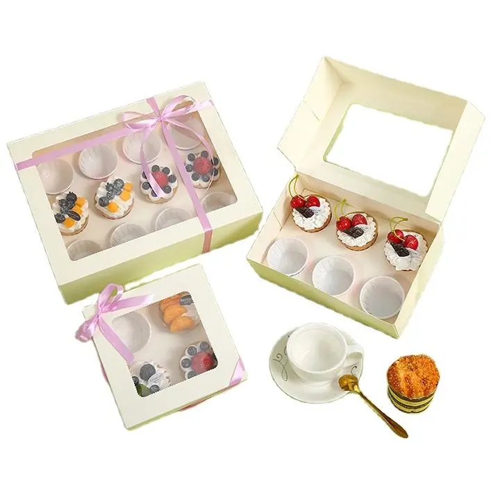 OEM Food Grade Truffles Cake Baking Boxes | China Suppliers & Factory for Dessert Pastry Packaging with Inserts