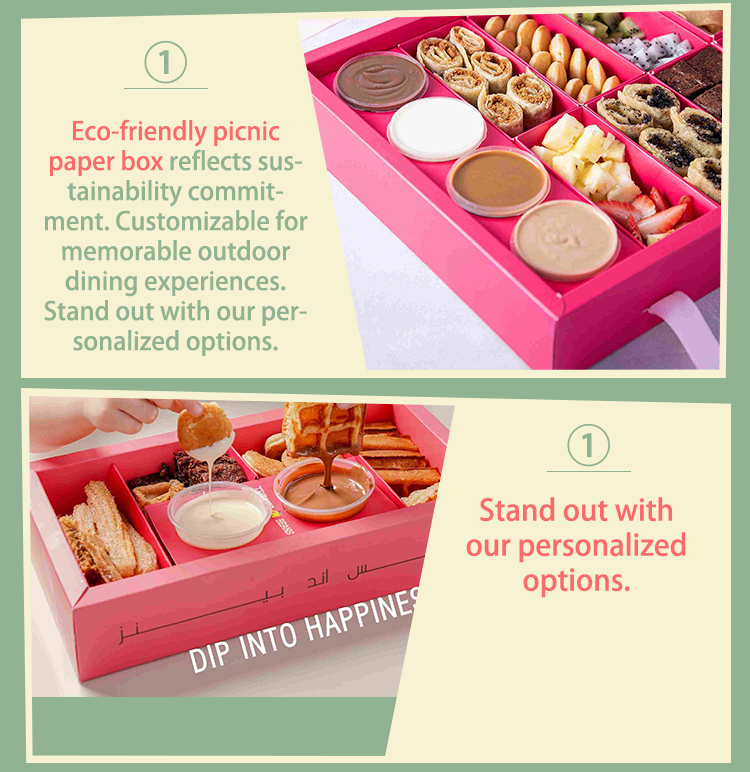 Custom printed bite cups variety