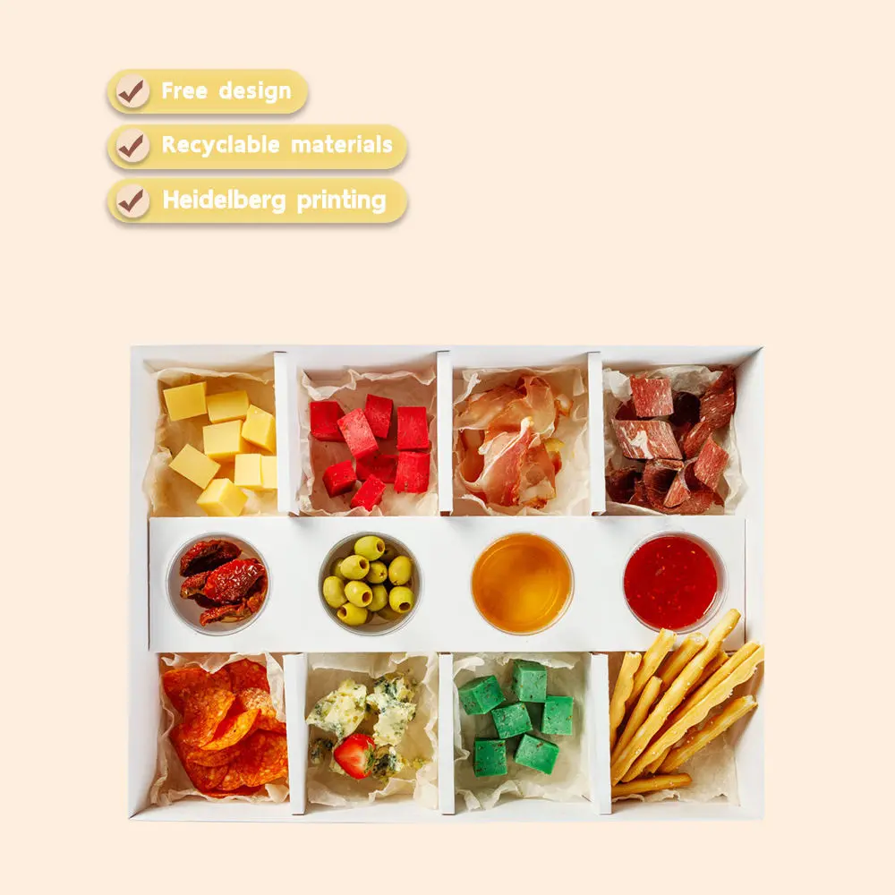 China Suppliers Factory Window Picnic Snack Dessert Box for Afternoon Tea, Cake, and Party Catering