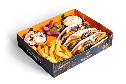 CE Certification Arabic Cuisine Food Paper Box Hummus Mansaf Pick up Takeout Fast Food Delivery Box Suppliers, Quotes