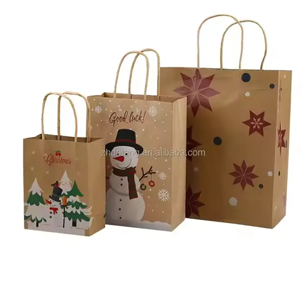 CE Certification Recyclable 250g Kraft Paper Bags with Handle - Custom OEM Design by China Factory Suppliers Manufacturer, Manufacturers