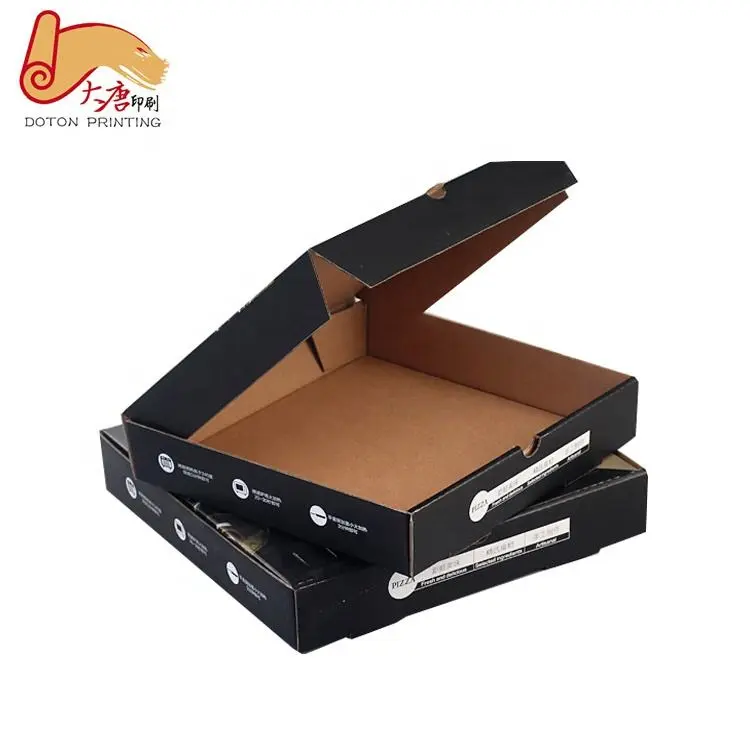 Wholesale Black Pizza Packing Box from China Suppliers | Custom Pizza Boxes Manufacturer Factory