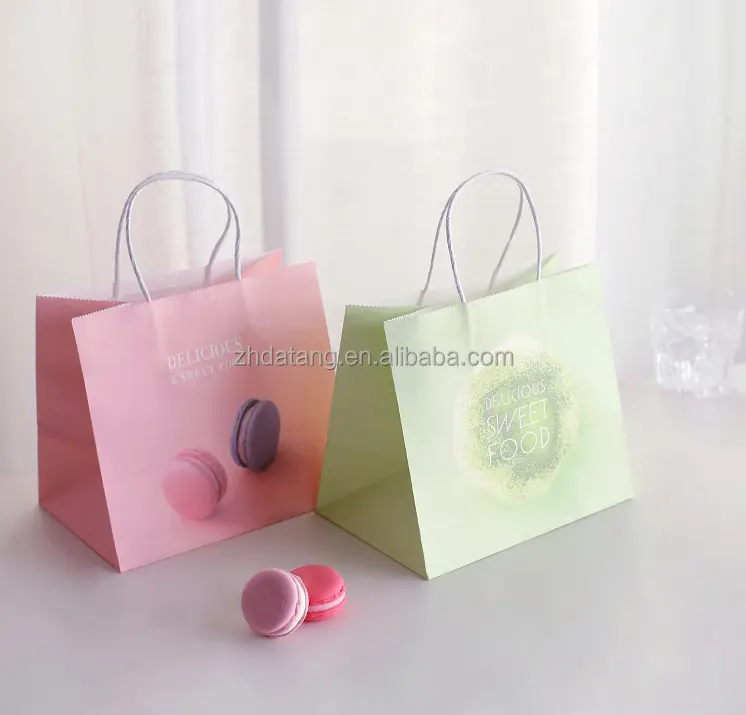 Wholesale Custom Kraft Paper Bag Tote for Gifts and Cakes - China Suppliers & Factory