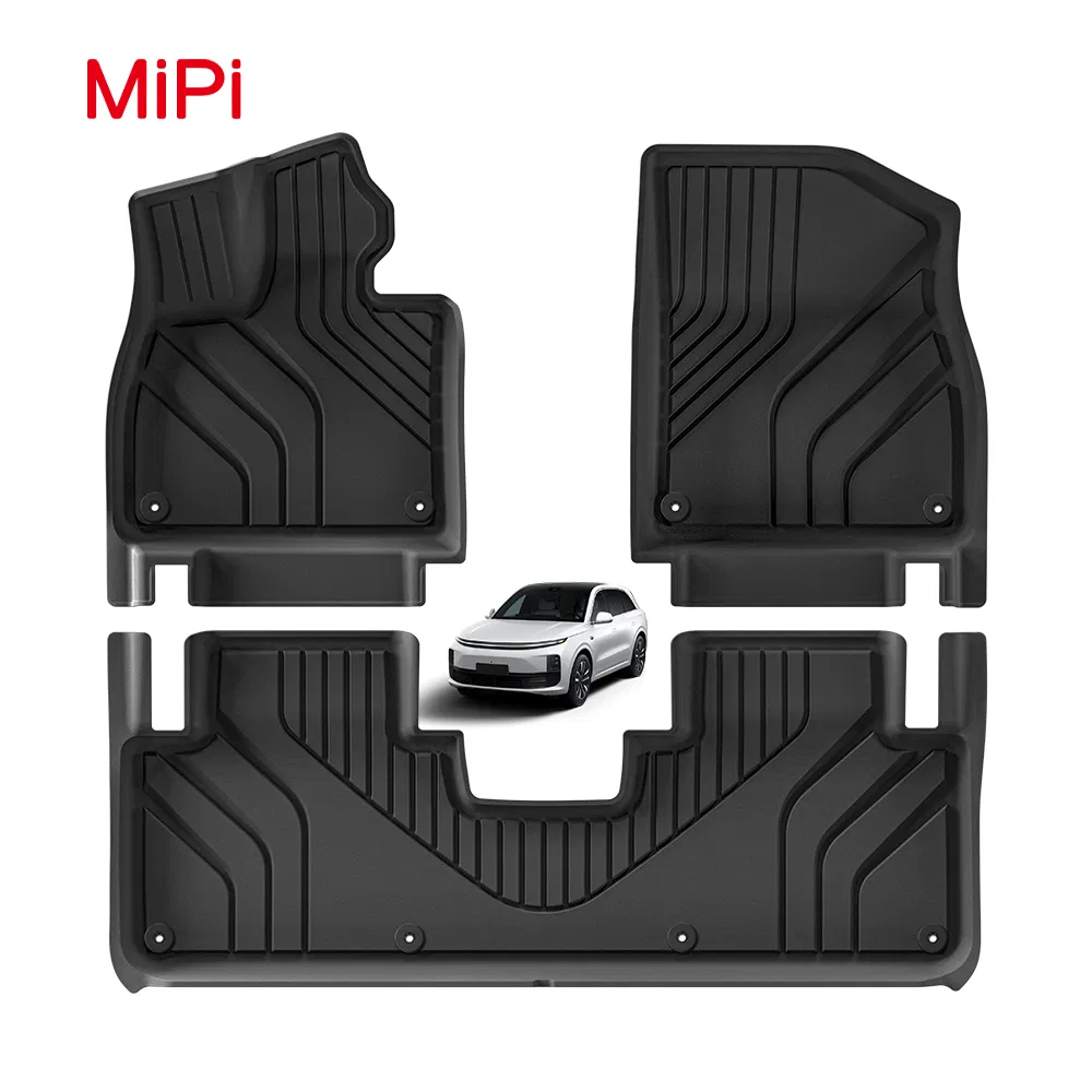 Venta Caliente 3D Alfombrillas de Suelo Impermeables Alfombrillas de Coche Antideslizantes Alfombrilla de Suelo de Coche de Moldeo por Inyección TPE para Lixiang L6 PRO 2024