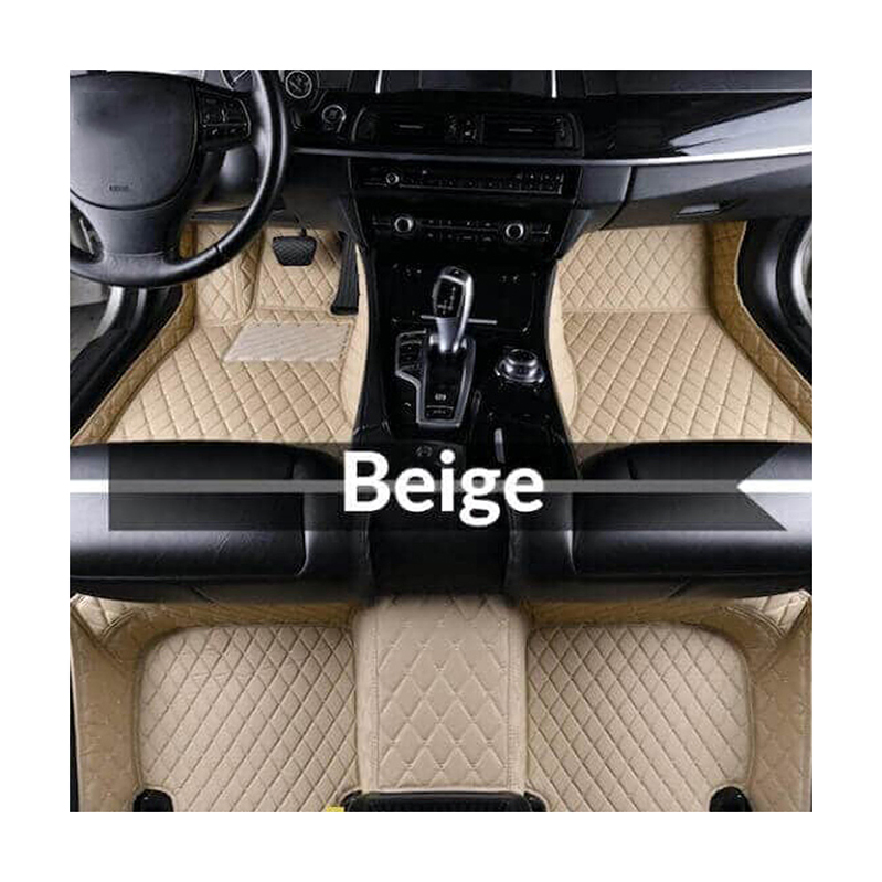 Suelo Personalizado 5D Papel 7D 3D Cuero 4 Piezas Impermeables Accesorios Alfombra de Diamante Acolchada Lujo PVC Anime Alfombrillas para Coche