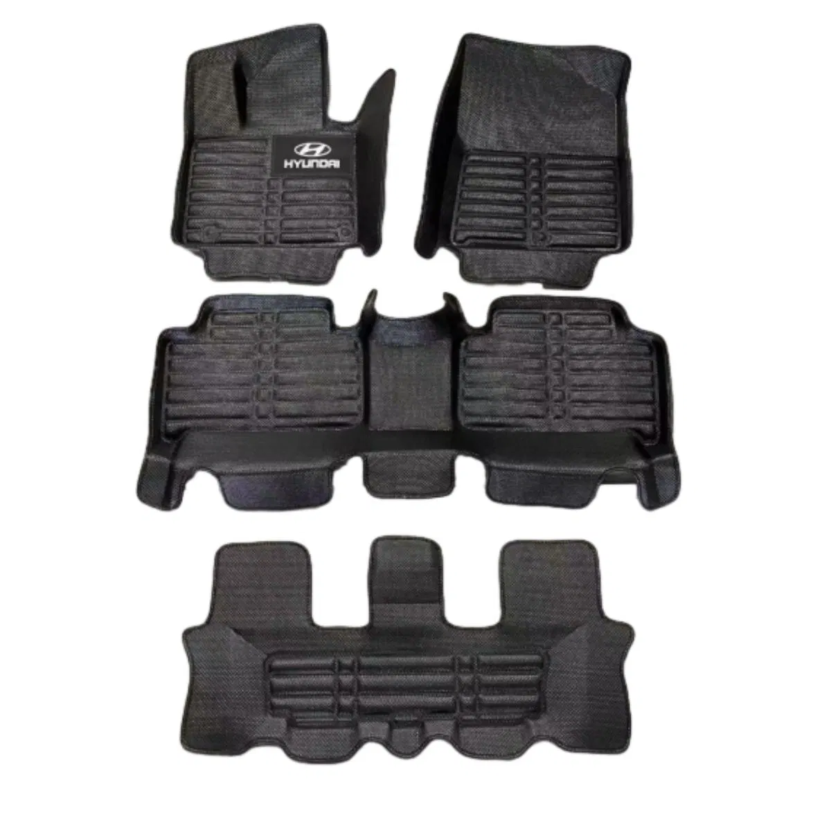 Mats de maletero de goma impermeables y duraderos para todas las estaciones, antideslizantes