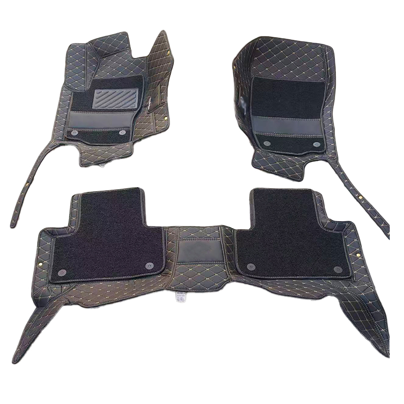 Mats de auto de lujo bordados personalizados premium para coches
