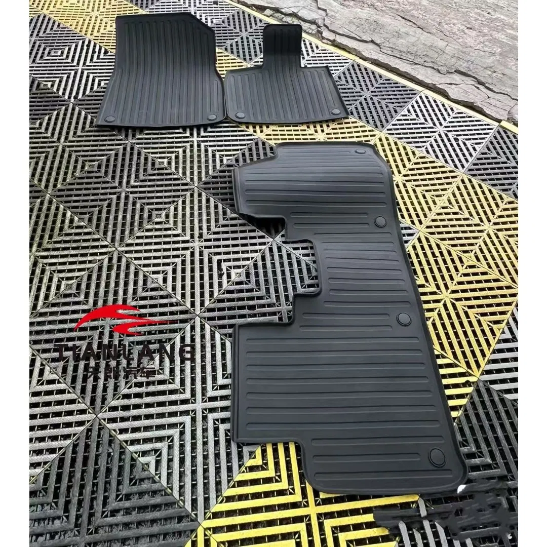 Mats de piso TPE OEM genuinos para Li Auto I6, en condiciones casi nuevas, juego completo, impermeables, antideslizantes, almohadillas de pie originales para automóvil, todo clima, ajuste personalizado para el piso del automóvil