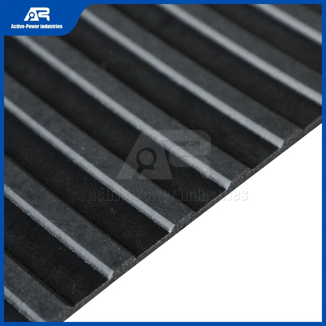 Fábrica de hojas de juntas de Active Power Industries en China, alfombra de goma de ribete ancho para coches y camiones, suelo de garaje