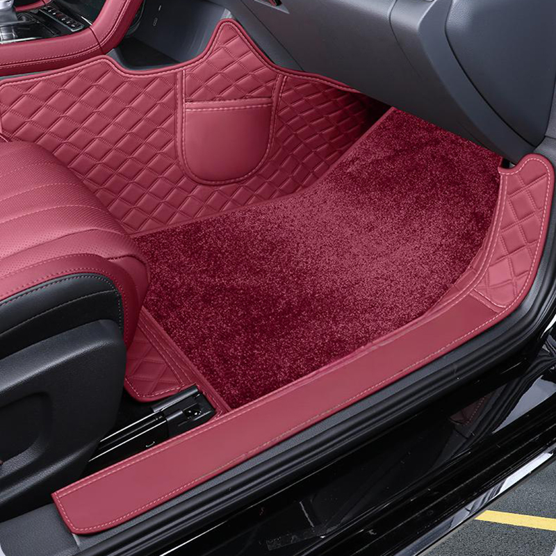 Alfombrillas de piso de cuero de lujo antideslizantes para Cadillac Xts 2012 2013 2014 2015 2016 2017 2018