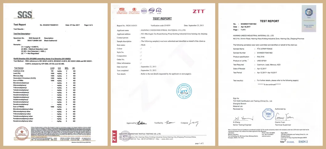 Certificaciones del producto