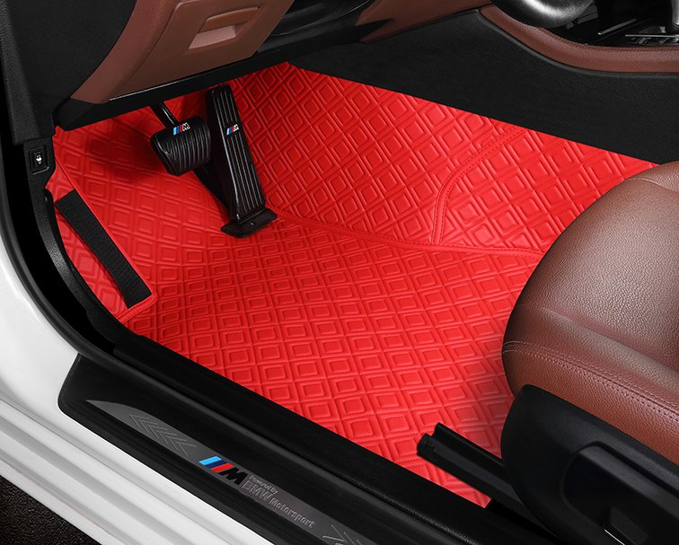 Alfombrillas de coche cosidas a mano Costura a mano 5D/6D/7D Marca Sengar