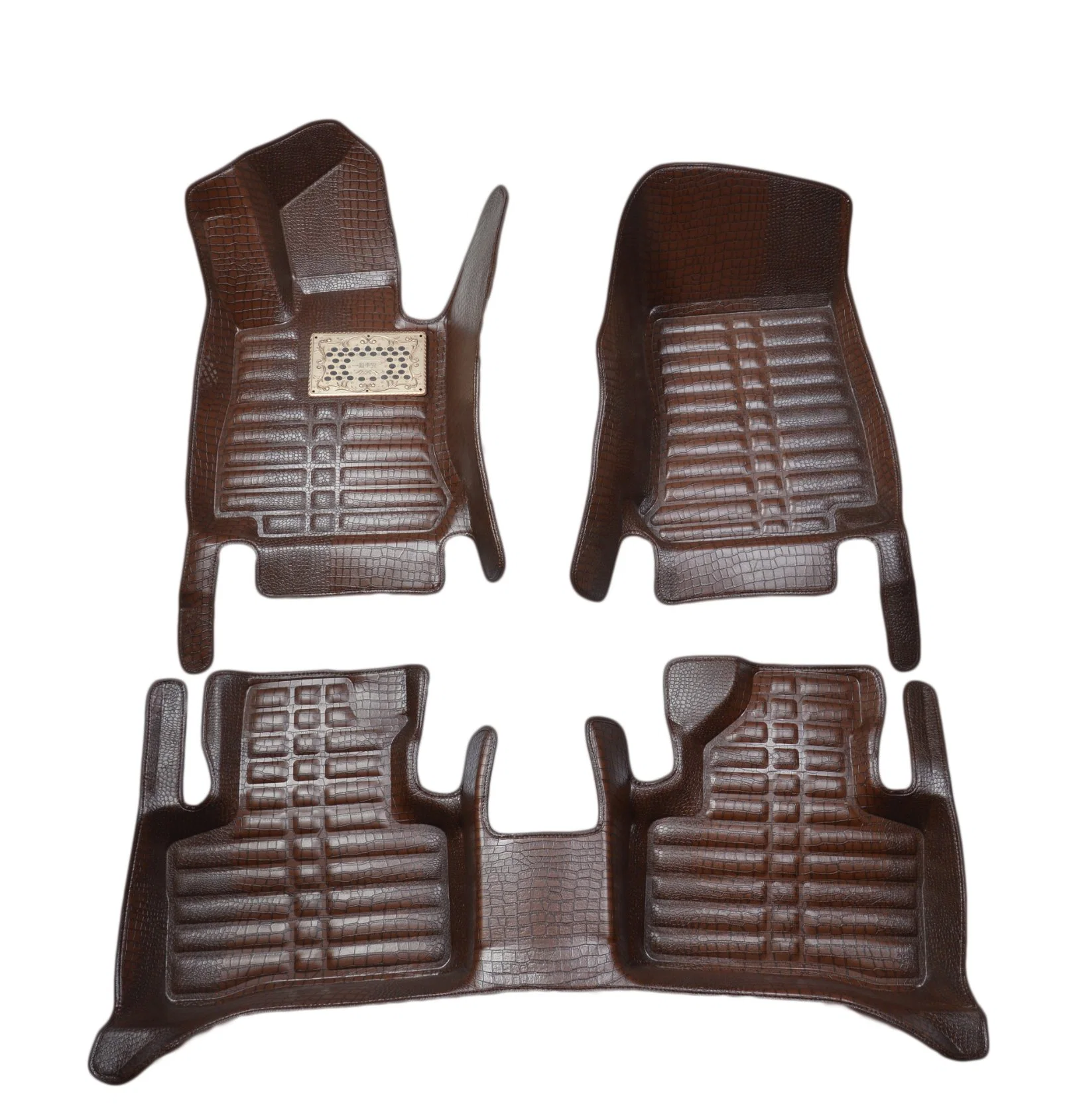 Alfombrilla Antideslizante Universal 3D de Cuero Protección para Todas las Climas