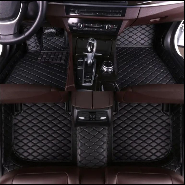 Alfombrillas de coche de cuero de alta calidad, completamente envolventes, de material impermeable de alta gama, antimicrobiano