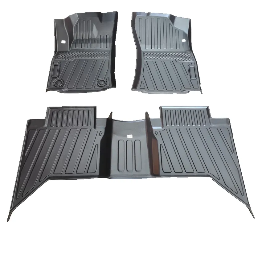 Alfombrilla Antideslizante TPE para Auto Accesorio 3D Alfombrilla de Pie Alfombrilla de Maletero para Camioneta Hilux Revo Vigo