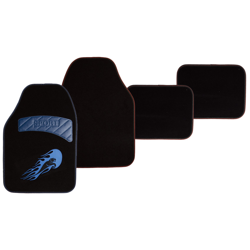 Proveedor de Lujo Universal Moda 4 Piezas Alfombrillas Antideslizantes para el Suelo del Coche