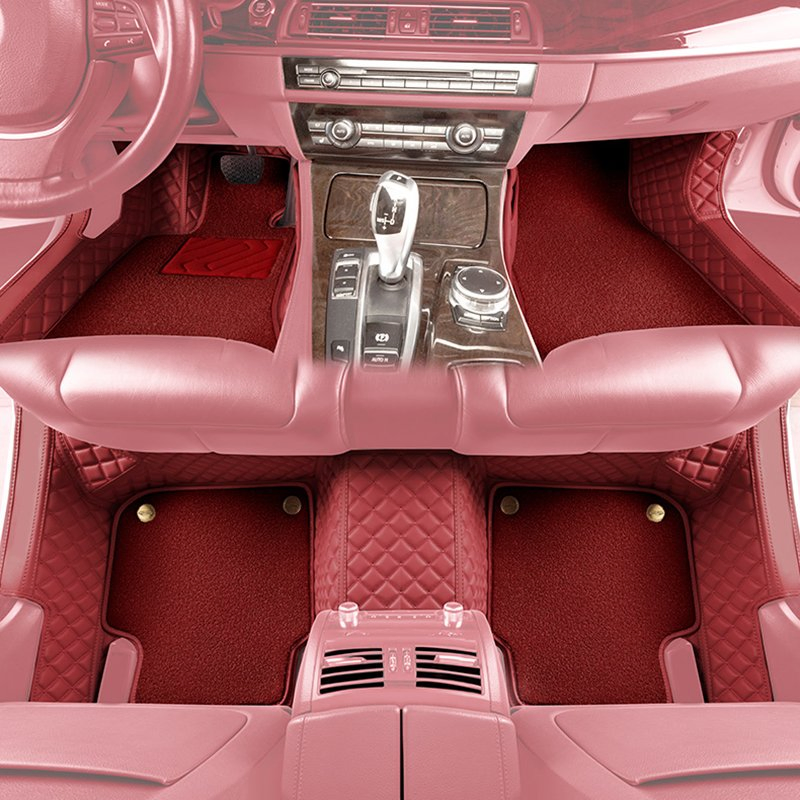 Accesorios de interior antideslizantes 3D Alfombra para Acura Zdx 2009-2017 Tapetes de lujo de cuero para el suelo del automóvil